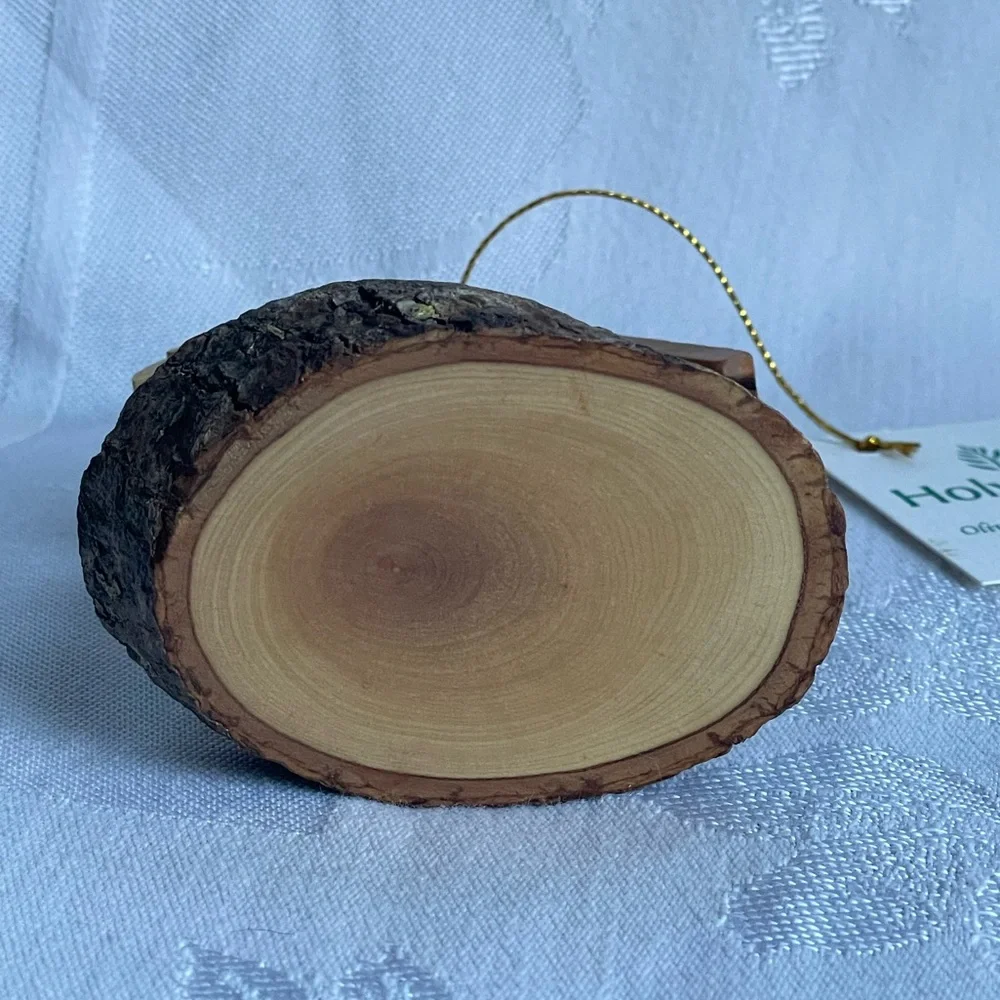 Hand Carved Olive Wood Nativity Ornament Holy Family Crèche Bethlehem Made